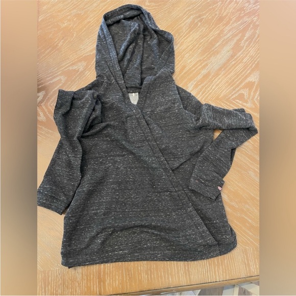 Calia wrap hooded shirt women’s size small gray - Picture 5 of 8